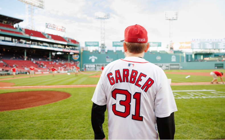 President Garber at Fenway Park